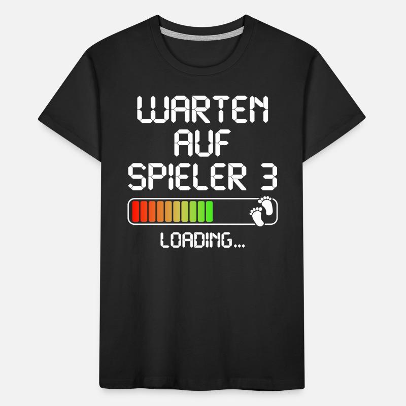 Werdender Papa Vater Werdende Mama Mutter loading Kinder Premium Bio T-Shirt