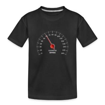 KFZ Tacho 60.Geburtstag 1962. Oldometer - Kinder Premium Bio T-Shirt - Schwarz - Vorne