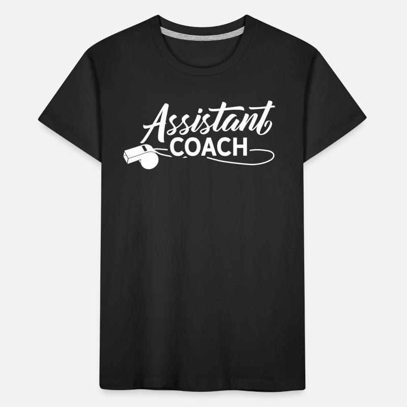 Assistant Trainer Assistant Coach Assistant Kids' Premium Organic T-Shirt