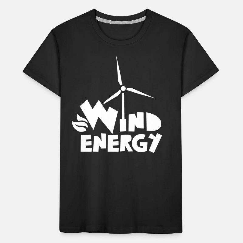 Éolienne Éolienne Éolienne Éolienne Éolienne T-shirt bio Premium Enfant