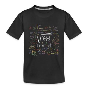 13. Geburtstag 13 Jahre alt - Kinder Premium Bio T-Shirt - Schwarz - Vorne