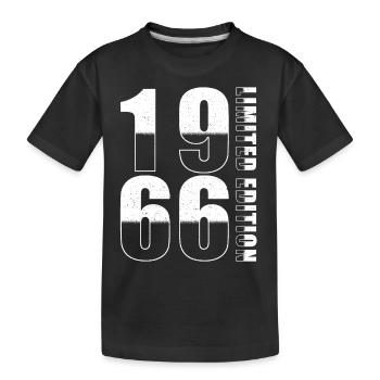1966 Édition limitée Anniversaire - T-shirt bio Premium Enfant - noir - Devant
