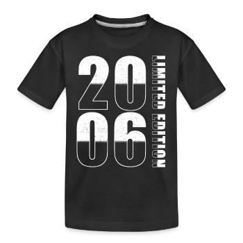 2006 Édition Limitée Anniversaire - T-shirt bio Premium Enfant - noir - Devant