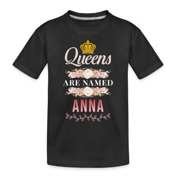 Anna Spruch Cadeau - T-shirt bio Premium Enfant - noir - Devant