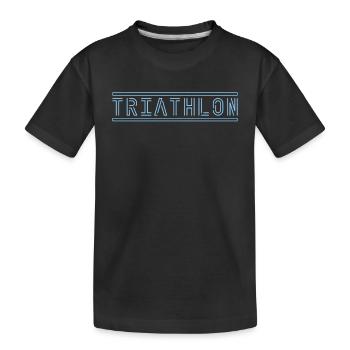 Triathlon - T-shirt bio Premium Enfant - noir - Devant