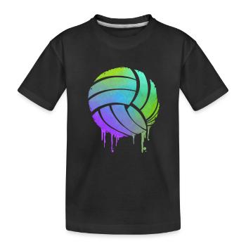 Volleyball Team Volleyball Coach - Kids' Premium Organic T-Shirt - black - Front