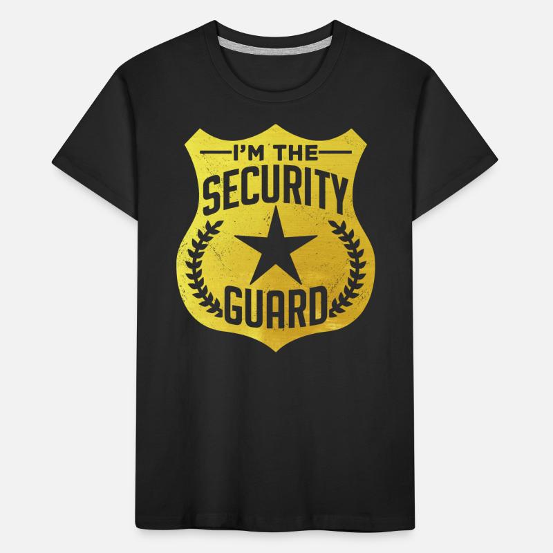 Ich Bin Der Sicherheitsmann Security Sicherheit Kinder Premium Bio T-Shirt