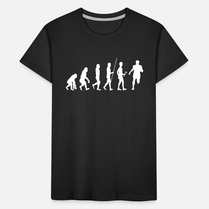Running Evolution Kids' Premium Organic T-Shirt