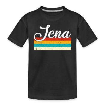 Jena Rétro Vintage - T-shirt bio Premium Enfant - noir - Devant