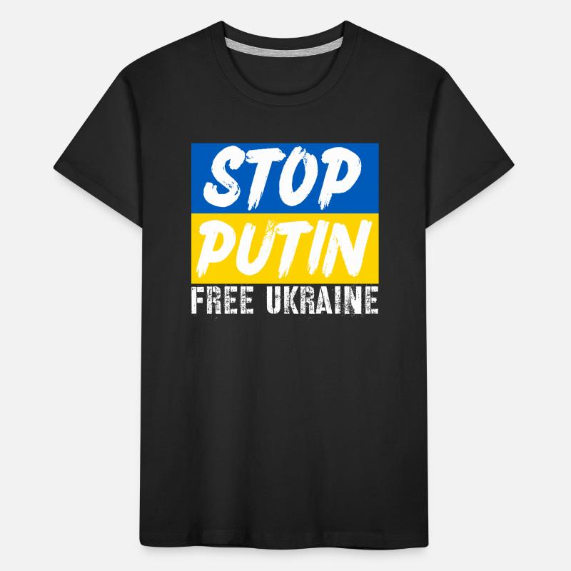 Arrêtez Poutine T-shirt bio Premium Enfant