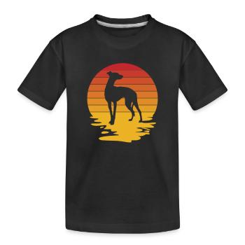 Greyhound Greyhound Cadeau - T-shirt bio Premium Enfant - noir - Devant