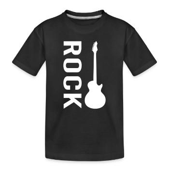 E Guitar Rock - Kids' Premium Organic T-Shirt - black - Front