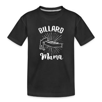 Billard Piscine Billard Billard Boule Billard Billard Cuisine 8Ball - T-shirt bio Premium Enfant - noir - Devant