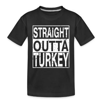 Turquie Straight outta Turquie - T-shirt bio Premium Enfant - noir - Devant