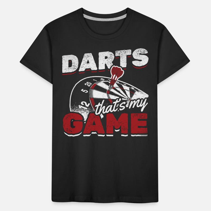 Fléchettes Ceci est mon jeu Jeu de fléchettes Darts Darts T-shirt bio Premium Enfant
