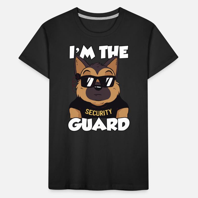 Ich Bin Der Sicherheitsmann Security Sicherheit Kinder Premium Bio T-Shirt