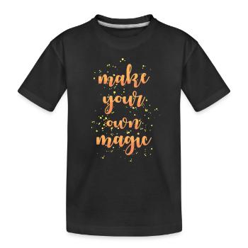 Magic Spell - Kids' Premium Organic T-Shirt - black - Front