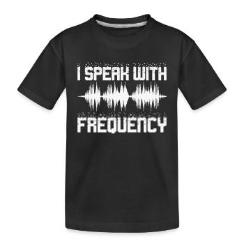 Funk Amateur Funker Funken Radio Hobby Geschenk - Kinder Premium Bio T-Shirt - Schwarz - Vorne