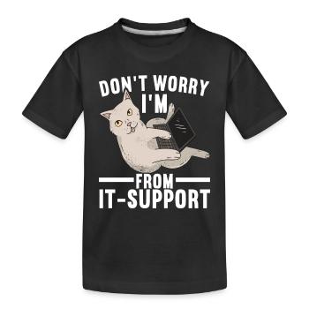 Programmers Programming Computer Scientists - Kids' Premium Organic T-Shirt - black - Front