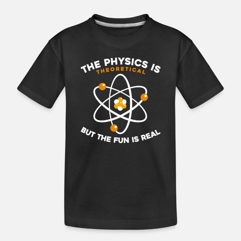 Physik Physiker - Kinder Premium Bio T-Shirt - Schwarz