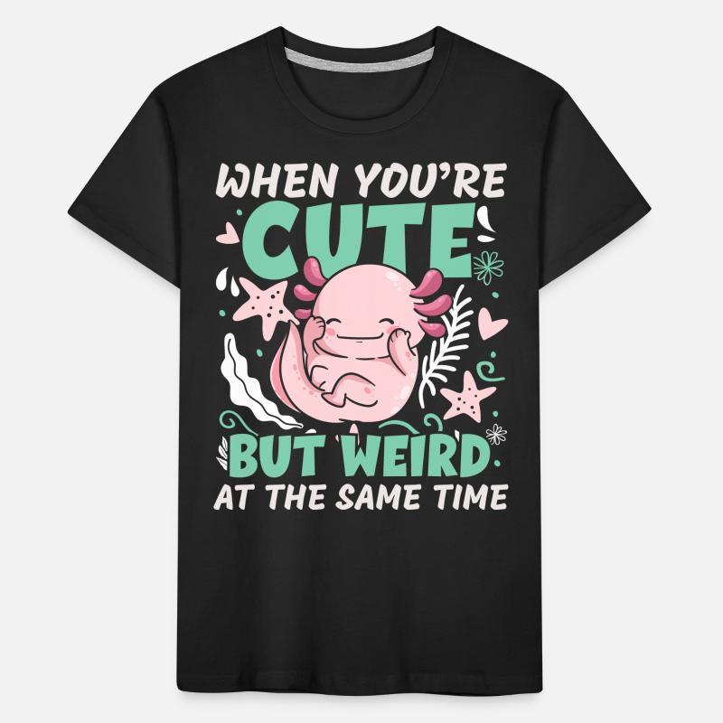 Si vous êtes mignon, mais en même temps étrange T-shirt bio Premium Enfant
