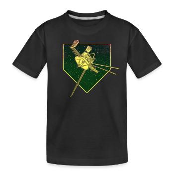 Vaisseau spatial Voyager - T-shirt bio Premium Enfant - noir - Devant