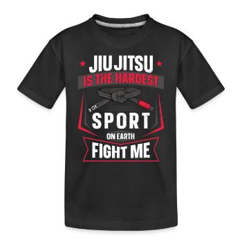 Ceinture de Jiu Jitsu Ju-Jitsu Est Le - T-shirt bio Premium Enfant - noir - Devant