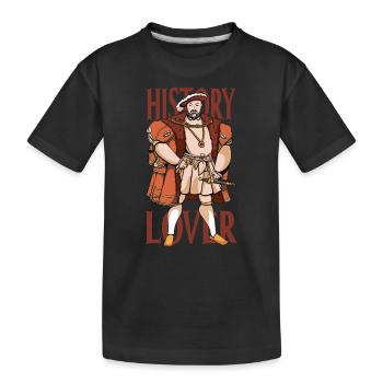 Amateurs d’histoire Histoire Profession Historien - T-shirt bio Premium Enfant - noir - Devant