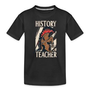 Professeur d’histoire Professeur d’histoire Historien - T-shirt bio Premium Enfant - noir - Devant