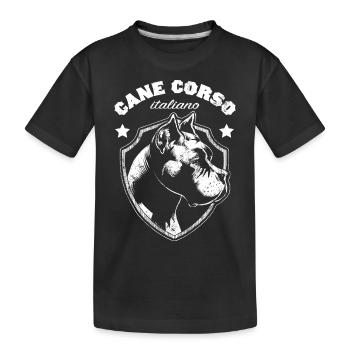 Cane Corso - Kinder Premium Bio T-Shirt - Schwarz - Vorne