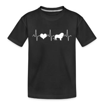Leo Heartbeat - T-shirt bio Premium Enfant - noir - Devant