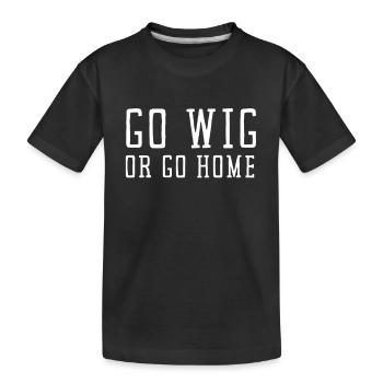 Wig Designer Artificial Hair Stylist And Wig Maker - Kids' Premium Organic T-Shirt - black - Front