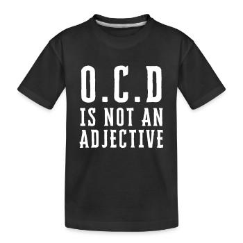 OCD Obsessive Compulsive Disorder Awareness - Kids' Premium Organic T-Shirt - black - Front