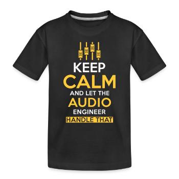 Ingénieur du son Ingénieur du son Cadeau - T-shirt bio Premium Enfant - noir - Devant