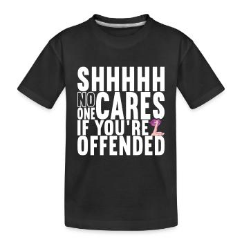 Funny sayings Funny sayings - Kids' Premium Organic T-Shirt - black - Front