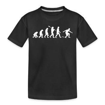 Boule Evolution - Kinder Premium Bio T-Shirt - Schwarz - Vorne