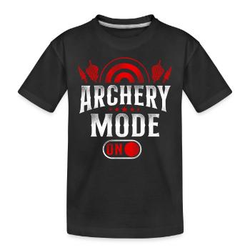 Arc Archer Archer Vintage Archer - T-shirt bio Premium Enfant - noir - Devant