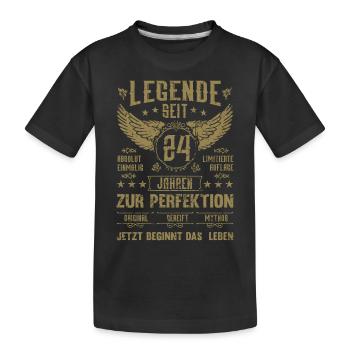 Legende seit 24 Jahren 24. Geburtstag - Kinder Premium Bio T-Shirt - Schwarz - Vorne
