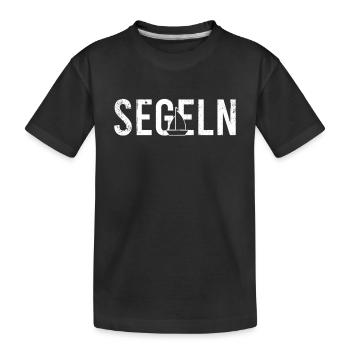 Voile - T-shirt bio Premium Enfant - noir - Devant