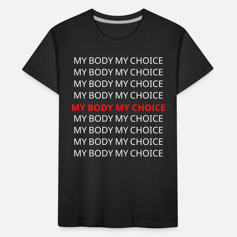 Achten Sie auf Ihre eigene Gebärmutter Kinder Premium Bio T-Shirt