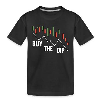 Acheter le Dip Candle Stick Cypto Stock Trader - T-shirt bio Premium Enfant - noir - Devant