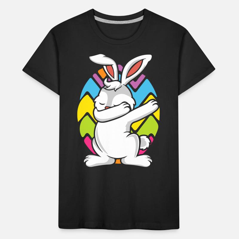 Easter Easter DABBING EASTERBUNNY Easter Egg Kids' Premium Organic T-Shirt