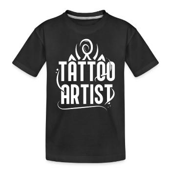 Tattoo Artist Tattoo Studio Tattoo Tattoo - Kids' Premium Organic T-Shirt - black - Front
