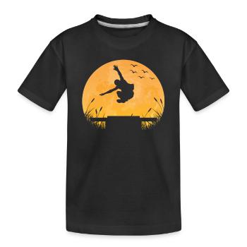 Parkour Parkour Runner Freerunning Jumping Parkur - Kids' Premium Organic T-Shirt - black - Front