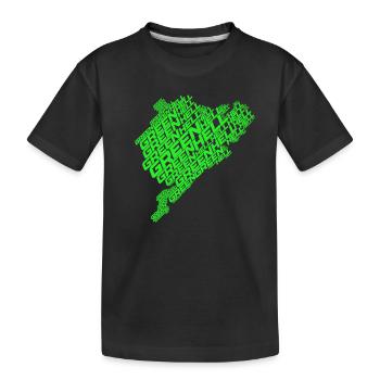 24 Stunden Rennen Langstrecken Meisterschaft - Kinder Premium Bio T-Shirt - Schwarz - Vorne