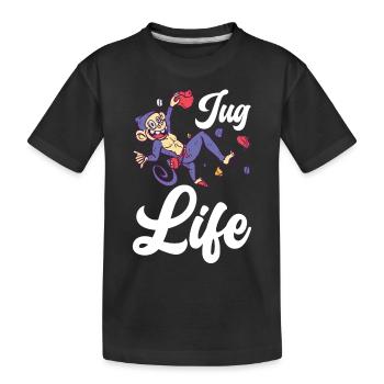 Grimpeurs Grimpeurs - T-shirt bio Premium Enfant - noir - Devant
