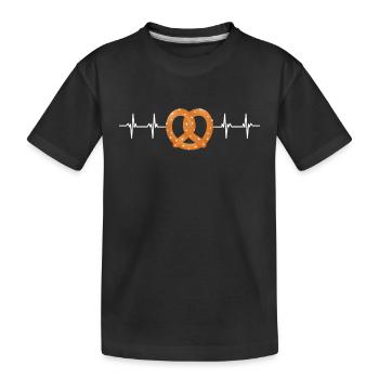 Pretzel Chocolate Covered Pretzels Sticks And - Kinder Premium Bio T-Shirt - Schwarz - Vorne