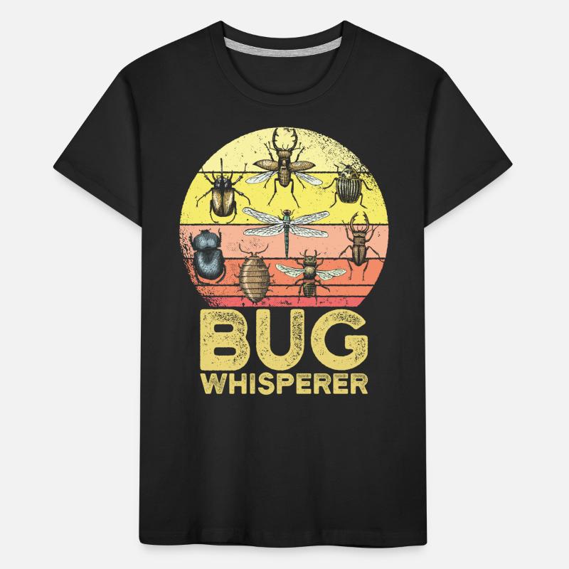 Bug Whisperer Kids Bug Hunter Gift Kinder Premium Bio T-Shirt