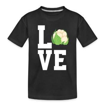 Amateurs de chou-fleur - T-shirt bio Premium Enfant - noir - Devant