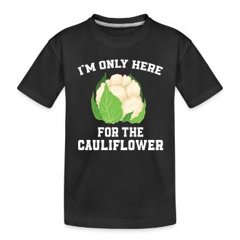 Chou-fleur - T-shirt bio Premium Enfant - noir - Devant